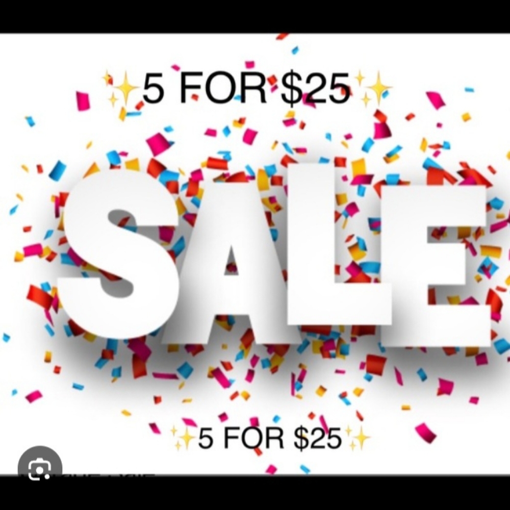 JUNE - Closet Clearout Sale Any Items Under 10.00 5/$25